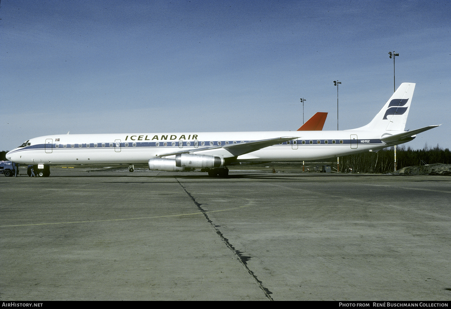 Aircraft Photo of HS-TGZ | McDonnell Douglas DC-8-63 | Icelandair | AirHistory.net #324750