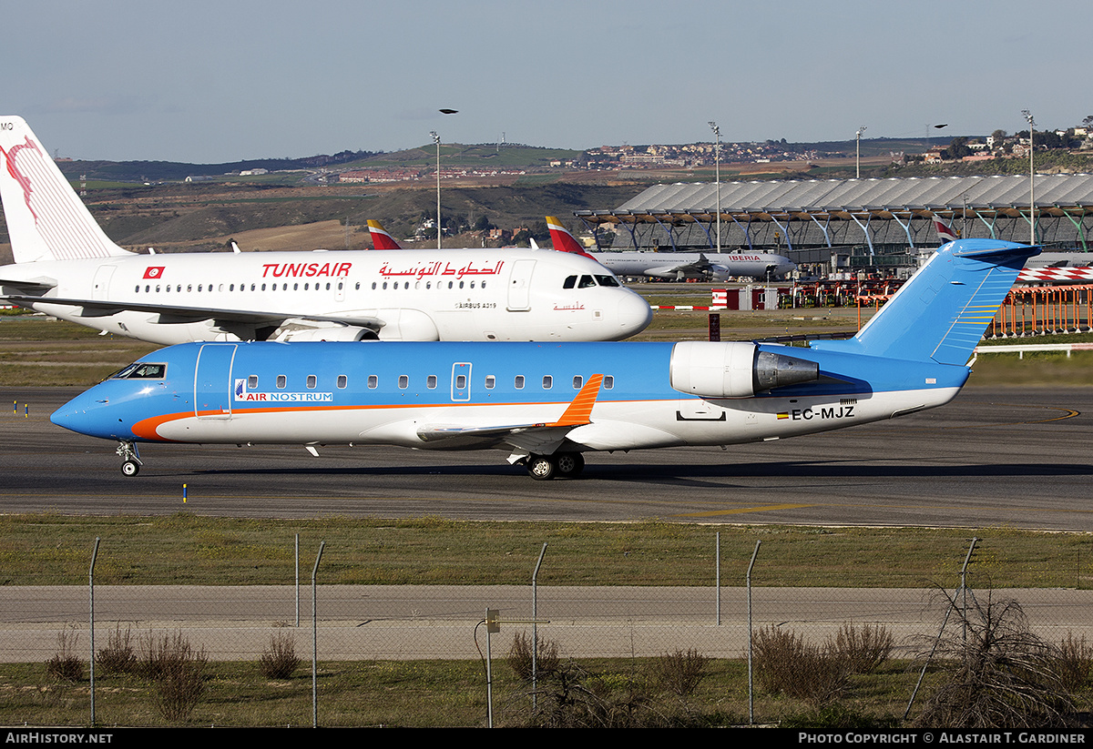 Aircraft Photo of EC-MJZ | Bombardier CRJ-200LR (CL-600-2B19) | Air Nostrum | AirHistory.net #324759