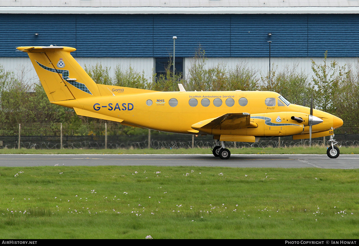 Aircraft Photo of G-SASD | Raytheon B200C King Air | Scottish Ambulance Service | AirHistory.net #324777