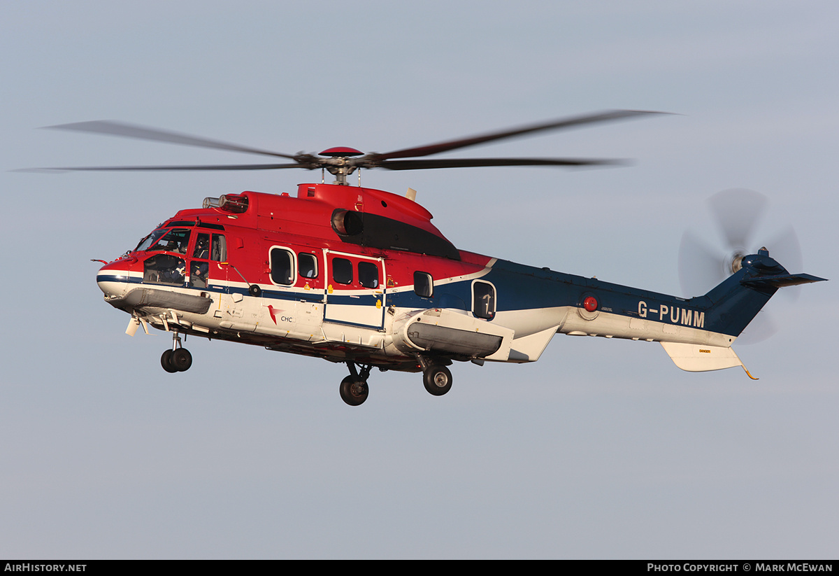 Aircraft Photo of G-PUMM | Eurocopter AS-332L2 Super Puma Mk2 | CHC Helicopters | AirHistory.net #324788