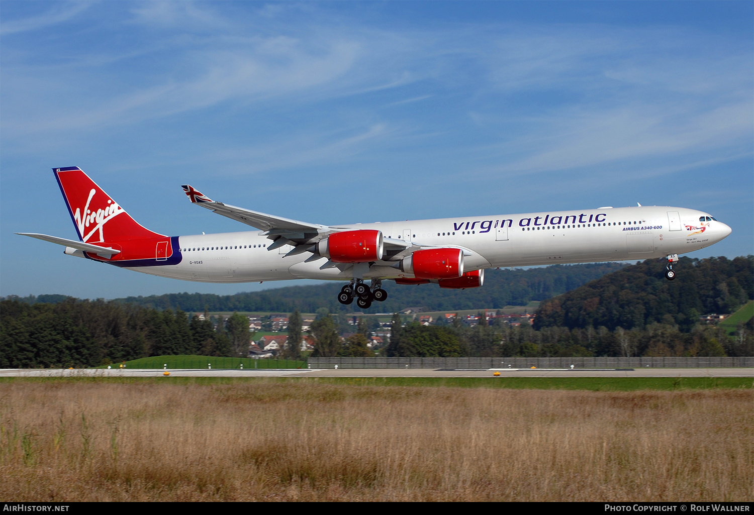 Aircraft Photo of G-VGAS | Airbus A340-642 | Virgin Atlantic Airways | AirHistory.net #324814
