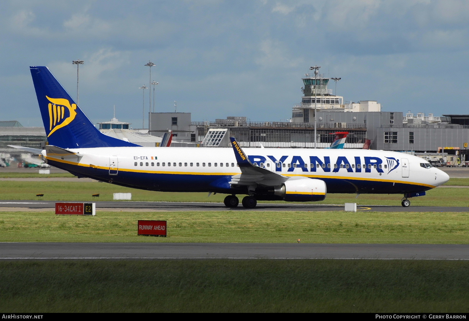 Aircraft Photo of EI-EFA | Boeing 737-8AS | Ryanair | AirHistory.net #324855