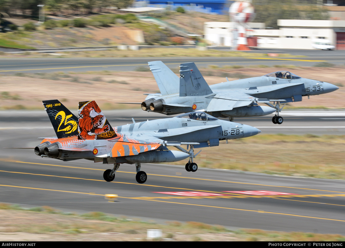 Aircraft Photo of C15-41 | McDonnell Douglas EF-18M Hornet | Spain - Air Force | AirHistory.net #324878