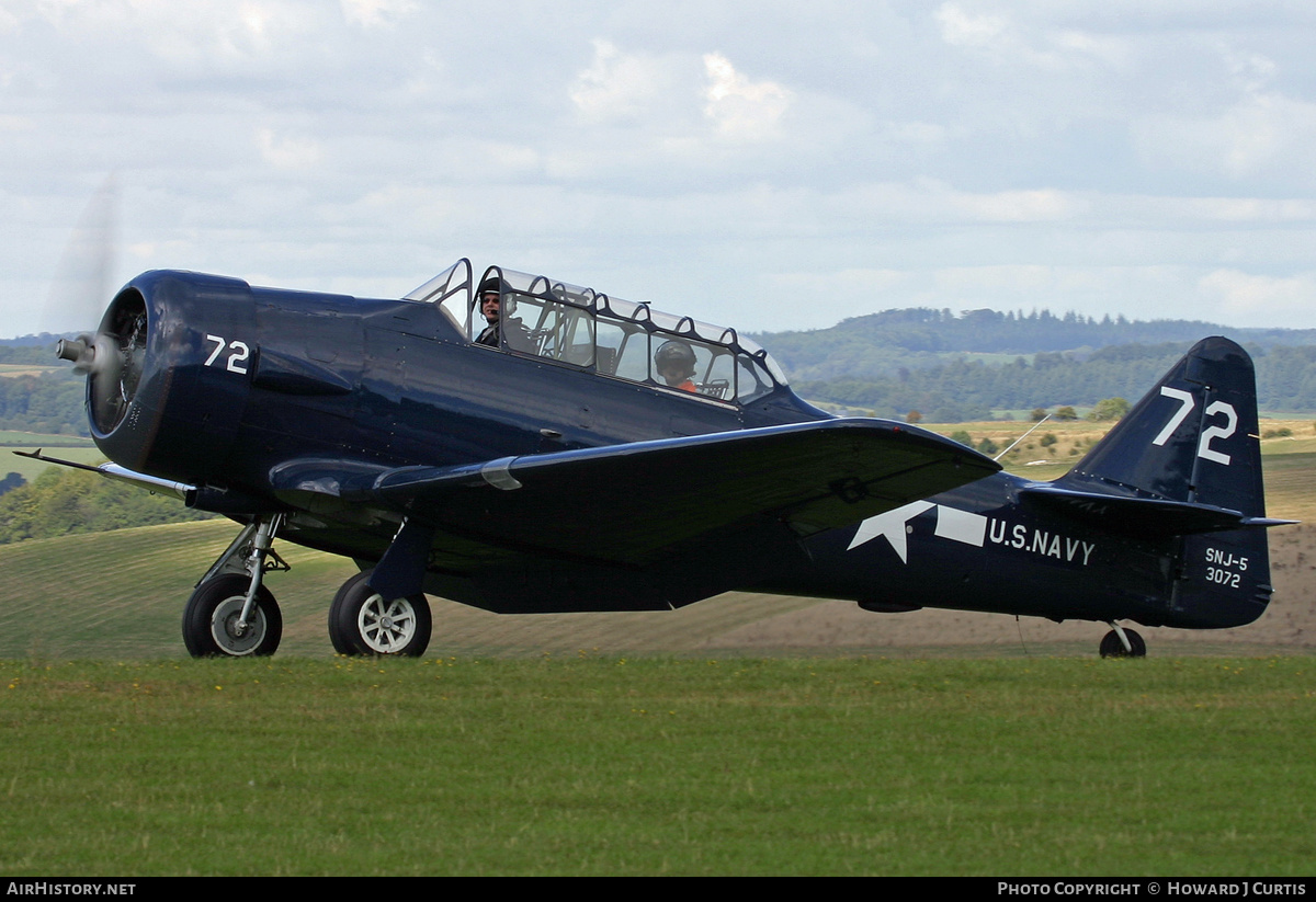 Aircraft Photo of G-TEXN / 3072 | North American T-6G Texan | USA - Navy | AirHistory.net #324911