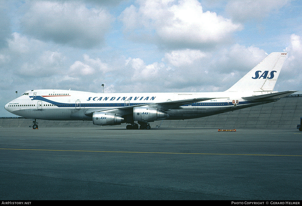 Aircraft Photo of SE-DFZ | Boeing 747-283BM | Scandinavian Airlines - SAS | AirHistory.net #324913