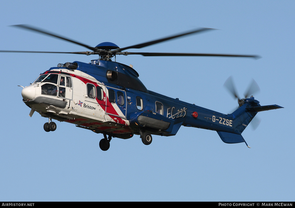Aircraft Photo of G-ZZSE | Eurocopter EC-225LP Super Puma Mk2+ | Bristow Helicopters | AirHistory.net #324925