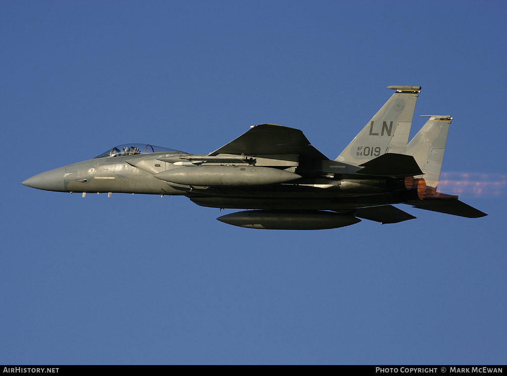 Aircraft Photo of 84-0019 / AF84-019 | McDonnell Douglas F-15C Eagle | USA - Air Force | AirHistory.net #324935
