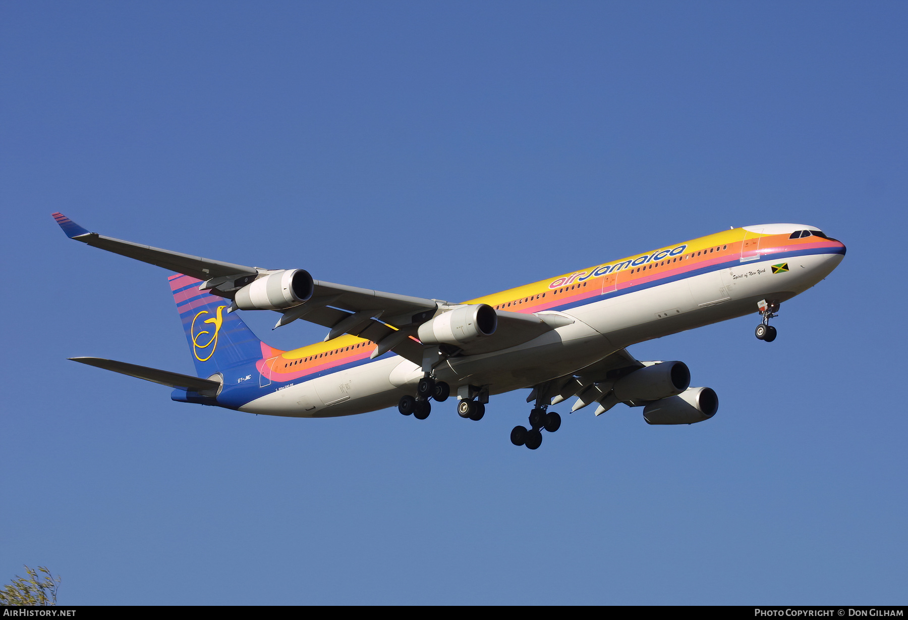 Aircraft Photo of 6Y-JMC | Airbus A340-312 | Air Jamaica | AirHistory.net #324949