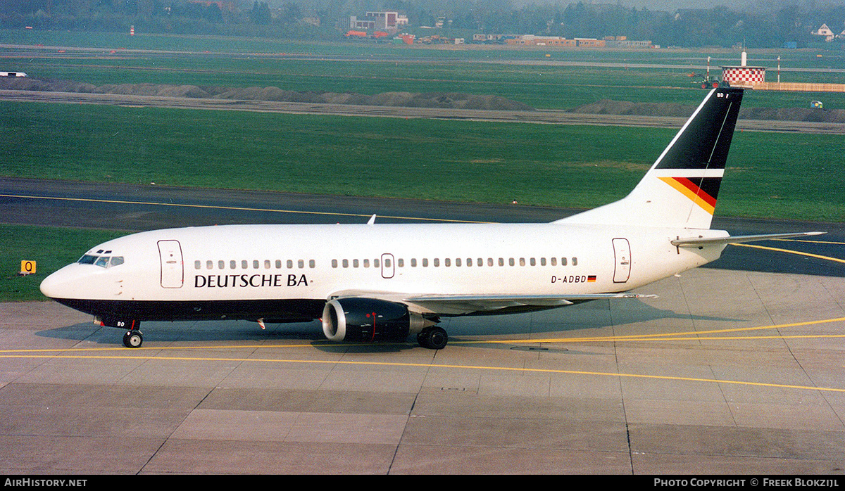 Aircraft Photo of D-ADBD | Boeing 737-3L9 | Deutsche BA | AirHistory.net #324961