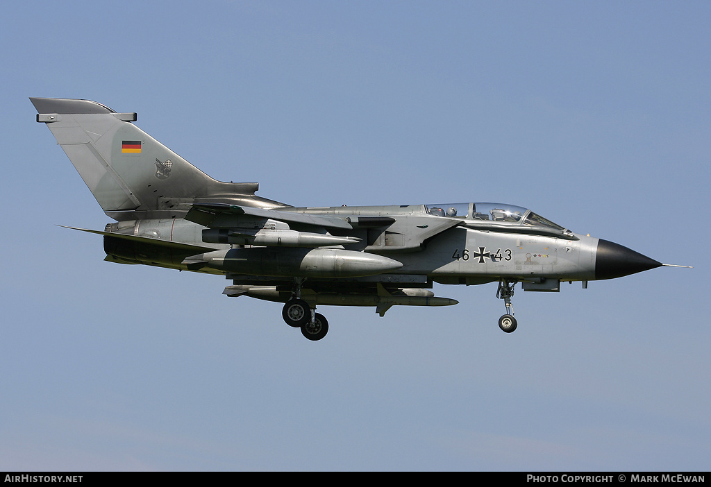 Aircraft Photo of 4643 | Panavia Tornado ECR | Germany - Air Force | AirHistory.net #324966