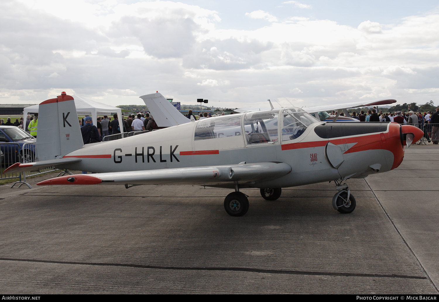 Aircraft Photo of G-HRLK | Saab 91D Safir | AirHistory.net #324975