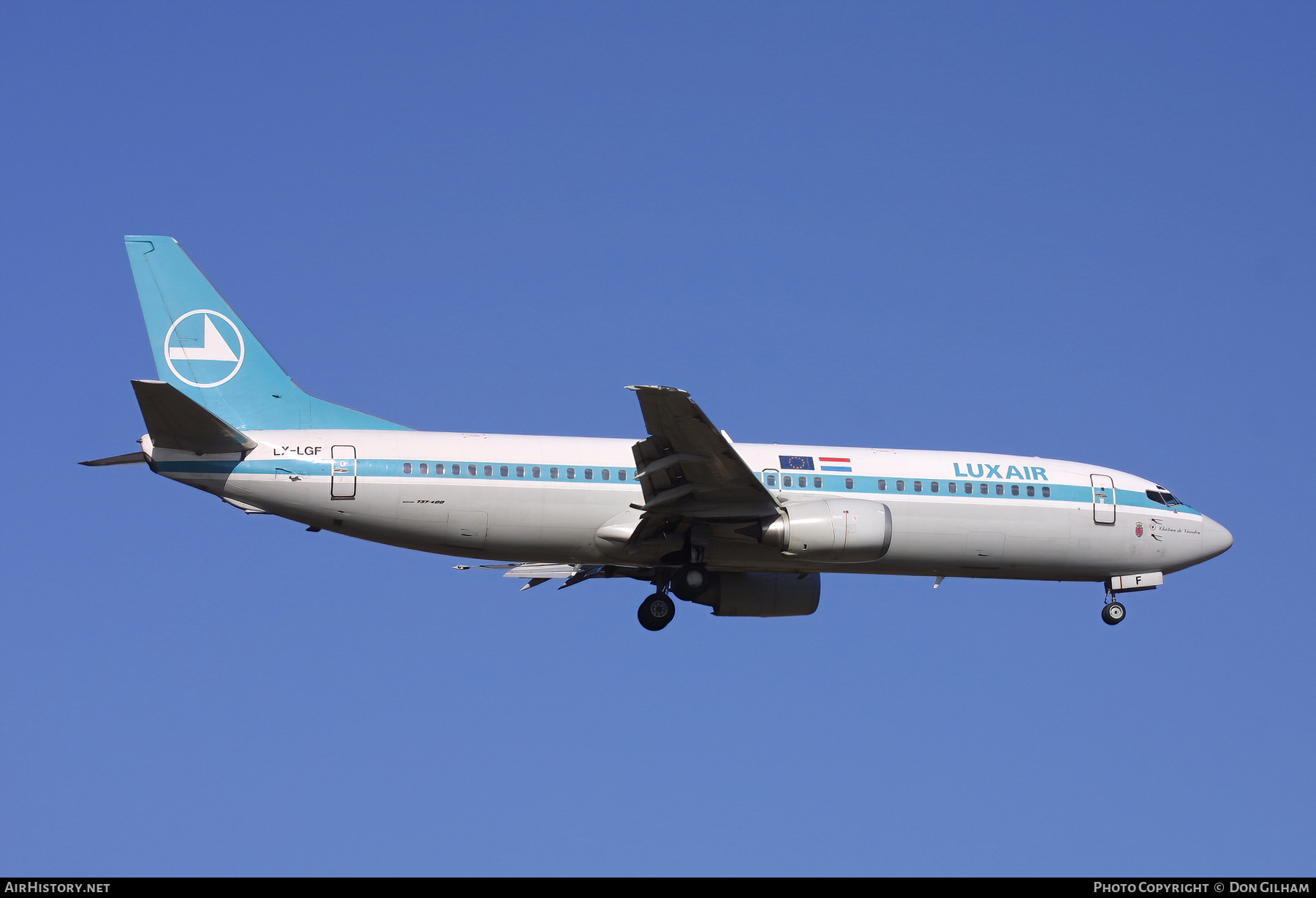 Aircraft Photo of LX-LGF | Boeing 737-4C9 | Luxair | AirHistory.net #325006
