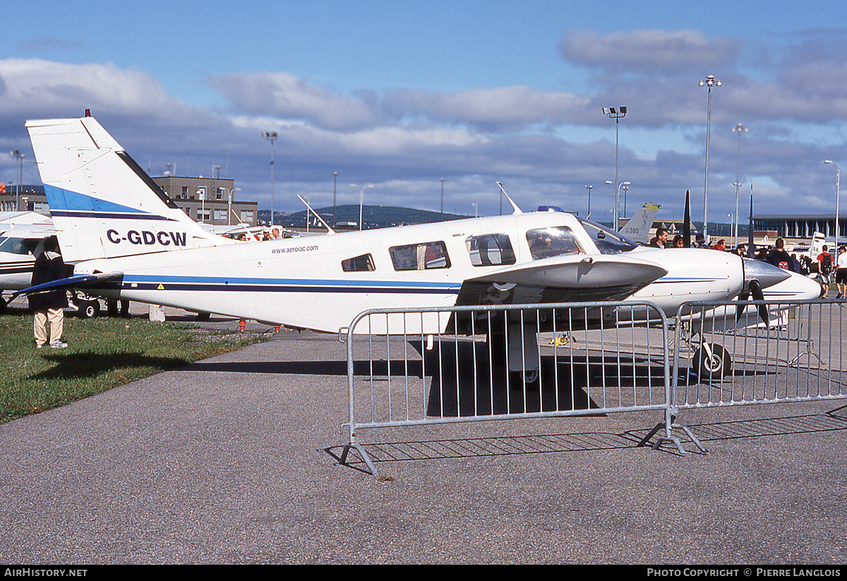 Aircraft Photo of C-GDCW | Piper PA-34-200T Seneca II | AirHistory.net #325042