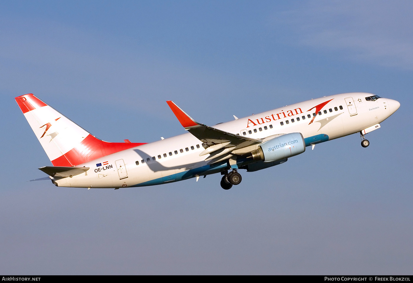 Aircraft Photo of OE-LNN | Boeing 737-7Z9 | Austrian Airlines | AirHistory.net #325061
