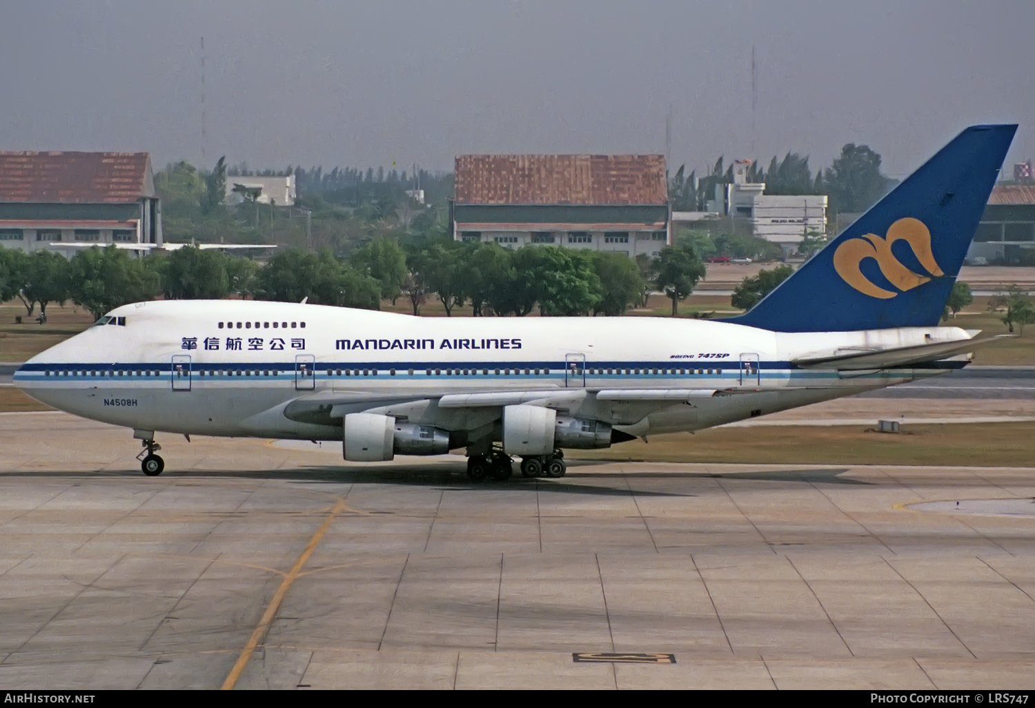 Aircraft Photo of N4508H | Boeing 747SP-09 | Mandarin Airlines | AirHistory.net #325065