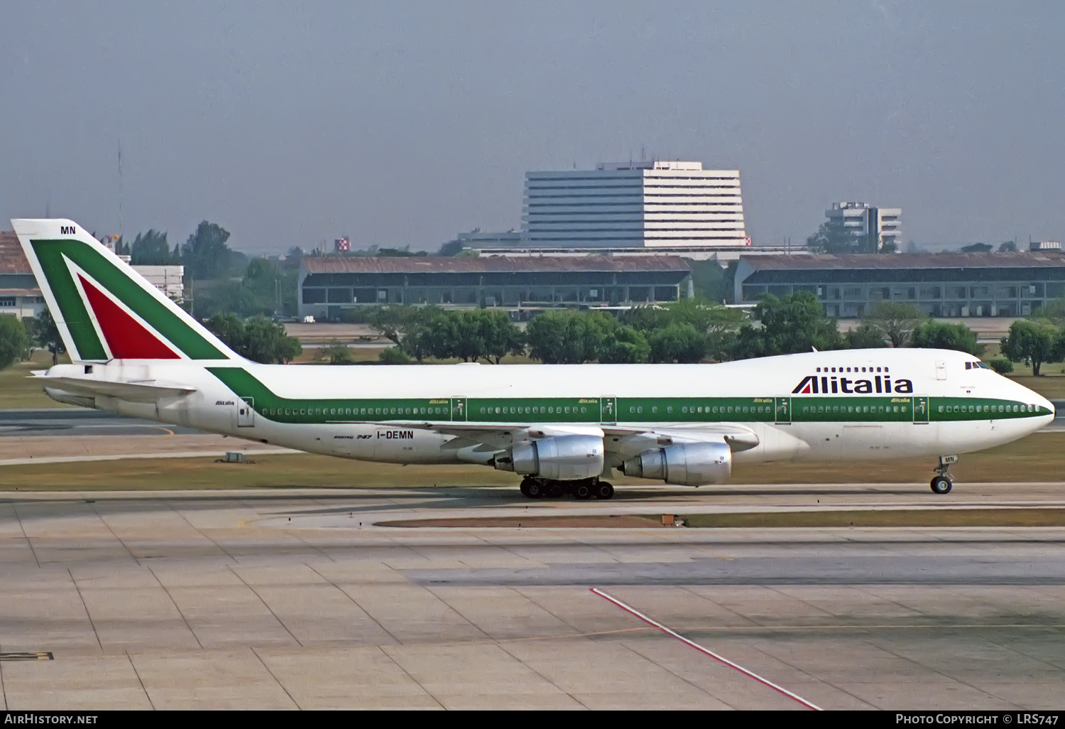 Aircraft Photo of I-DEMN | Boeing 747-243B | Alitalia | AirHistory.net #325075