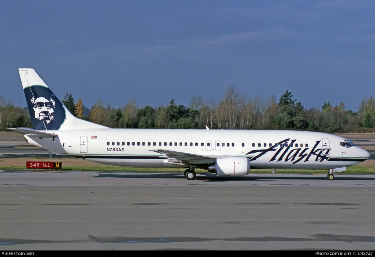 Aircraft Photo of N783AS | Boeing 737-4Q8 | Alaska Airlines | AirHistory.net #325079