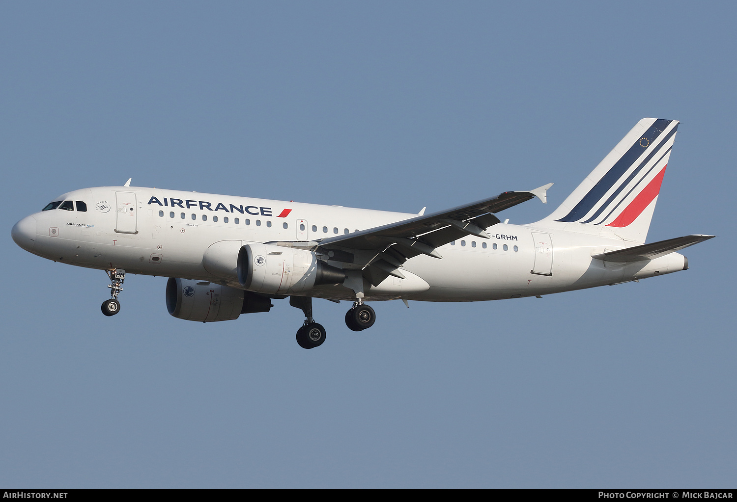 Aircraft Photo of F-GRHM | Airbus A319-111 | Air France | AirHistory.net #325083