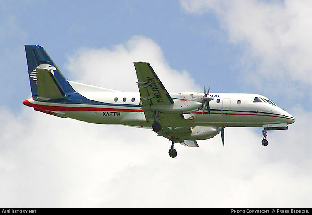 Aircraft Photo of XA-TTW | Saab 340B | AeroLitoral | AirHistory.net #325113