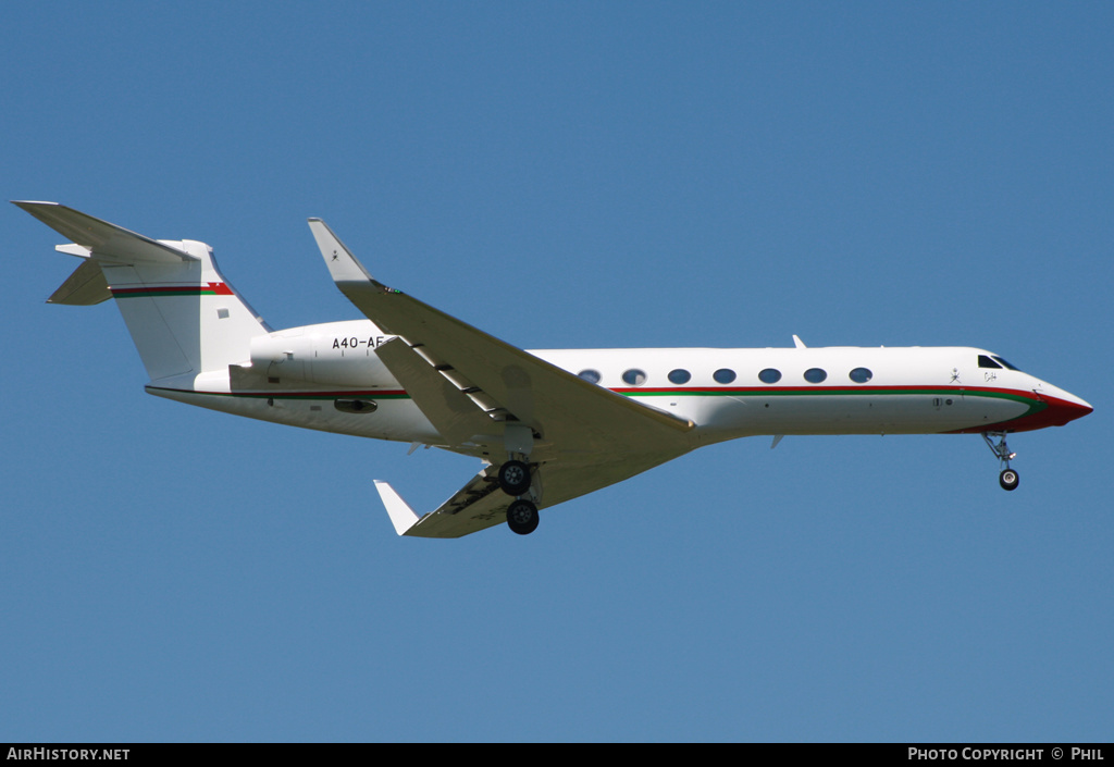 Aircraft Photo of A4O-AE | Gulfstream Aerospace G-V-SP Gulfstream G550 | Oman Government | AirHistory.net #325115