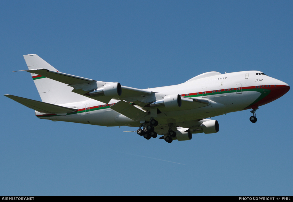 Aircraft Photo of A4O-SO | Boeing 747SP-27 | Oman Royal Flight | AirHistory.net #325116