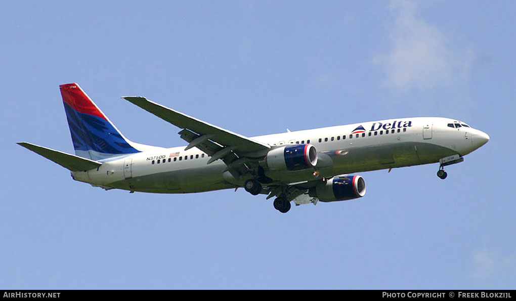 Aircraft Photo of N3750D | Boeing 737-832 | Delta Air Lines | AirHistory.net #325120