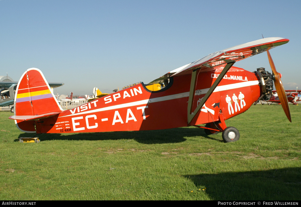 Aircraft Photo of EC-HAM | Comper CLA-7 Swift | AirHistory.net #325122