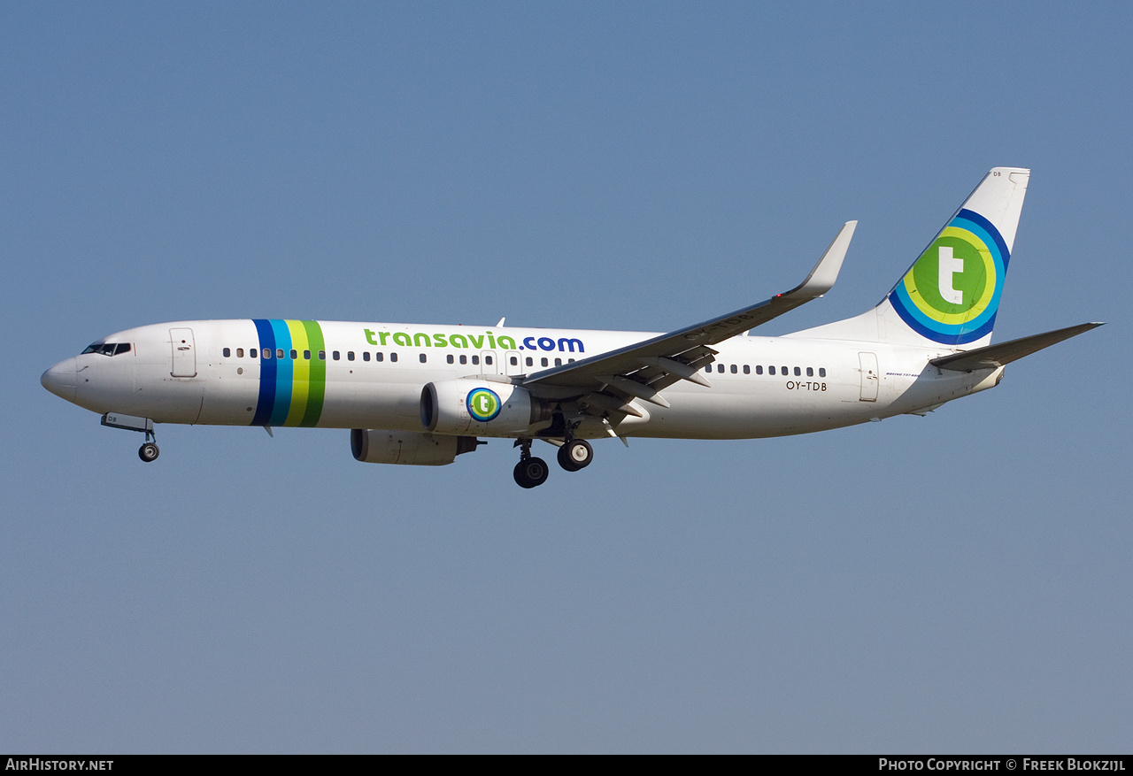 Aircraft Photo of OY-TDB | Boeing 737-8K2 | Transavia | AirHistory.net #325126