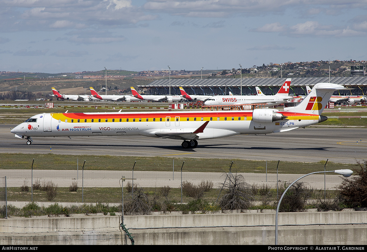 Aircraft Photo of EC-LPN | Bombardier CRJ-1000ER NG (CL-600-2E25) | Iberia Regional | AirHistory.net #325148