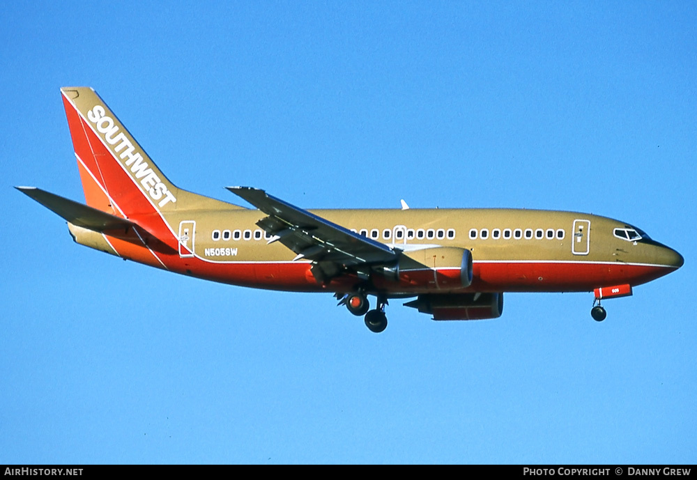 Aircraft Photo of N505SW | Boeing 737-5H4 | Southwest Airlines | AirHistory.net #325155