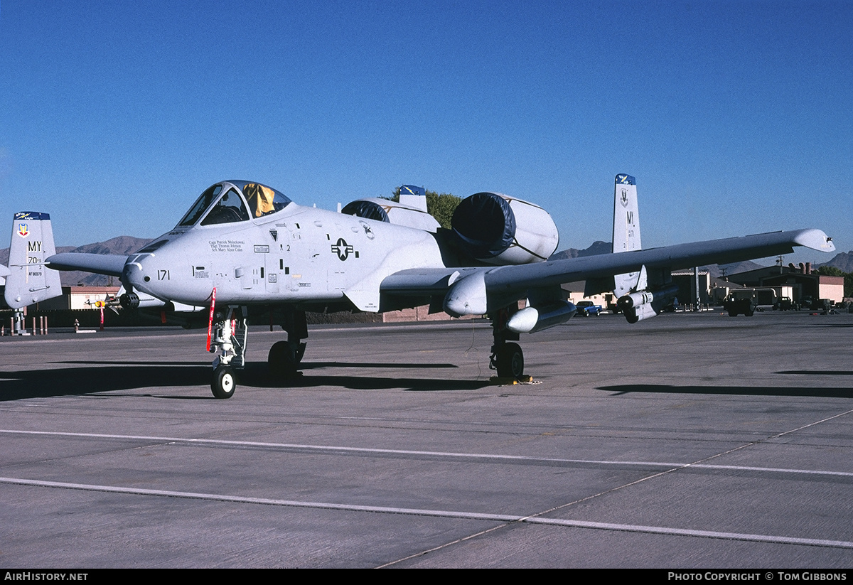 Aircraft Photo of 80-0171 / AF80-171 | Fairchild A-10A Thunderbolt II | USA - Air Force | AirHistory.net #325156