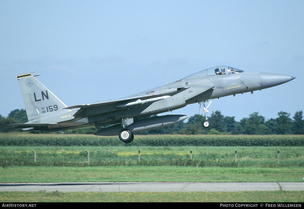 Aircraft Photo of 86-0159 / AF86-159 | McDonnell Douglas F-15C Eagle | USA - Air Force | AirHistory.net #325162