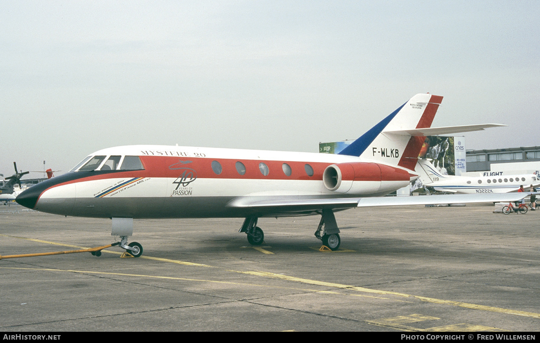 Aircraft Photo of F-WLKB | Dassault Falcon 20 | AirHistory.net #325185