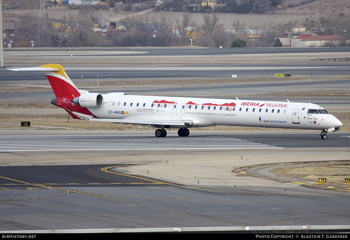 Aircraft Photo of EC-MNQ | Bombardier CRJ-1000EE (CL-600-2E25) | Iberia Regional | AirHistory.net #325188