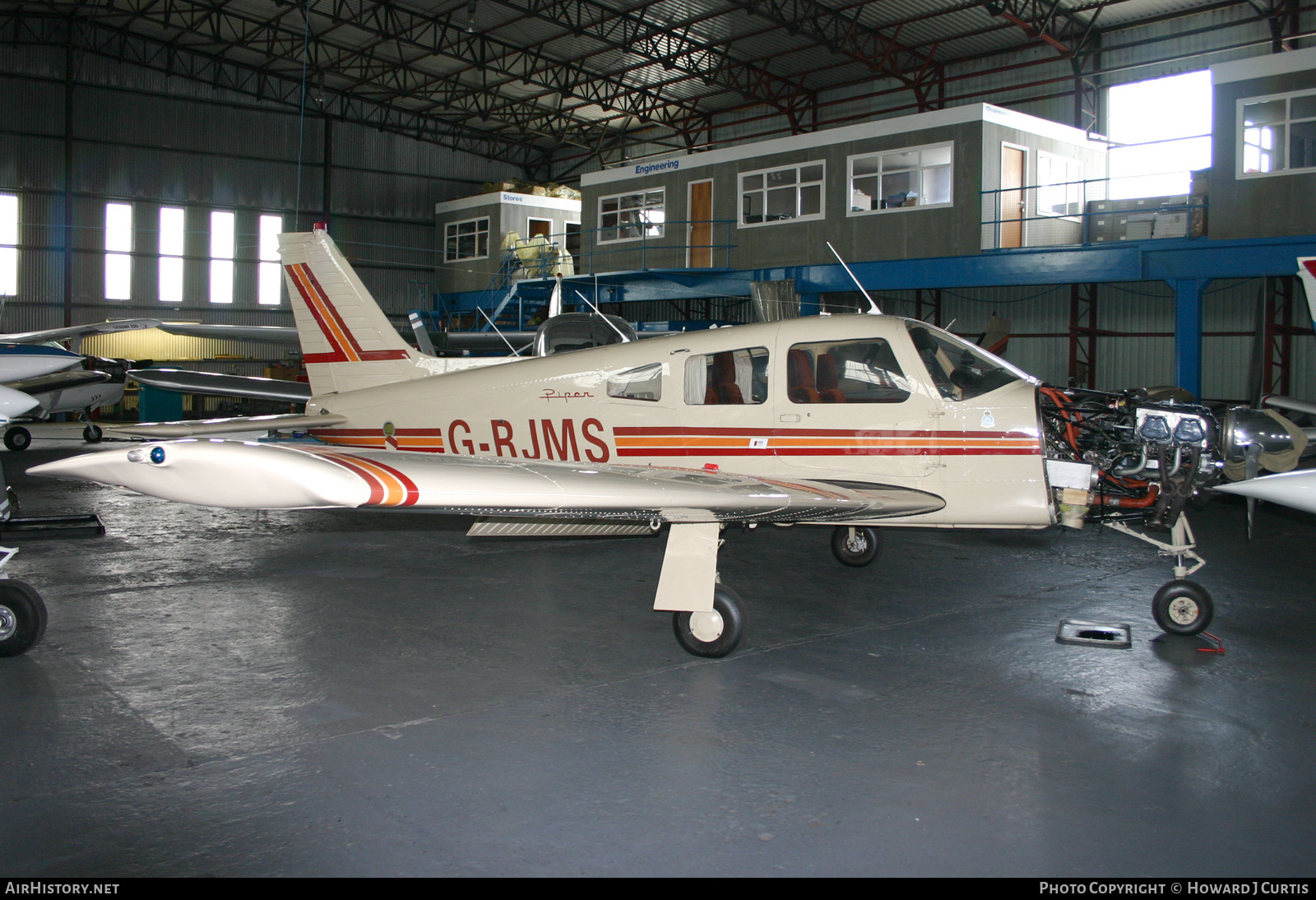 Aircraft Photo of G-RJMS | Piper PA-28R-201 Cherokee Arrow III | AirHistory.net #325198