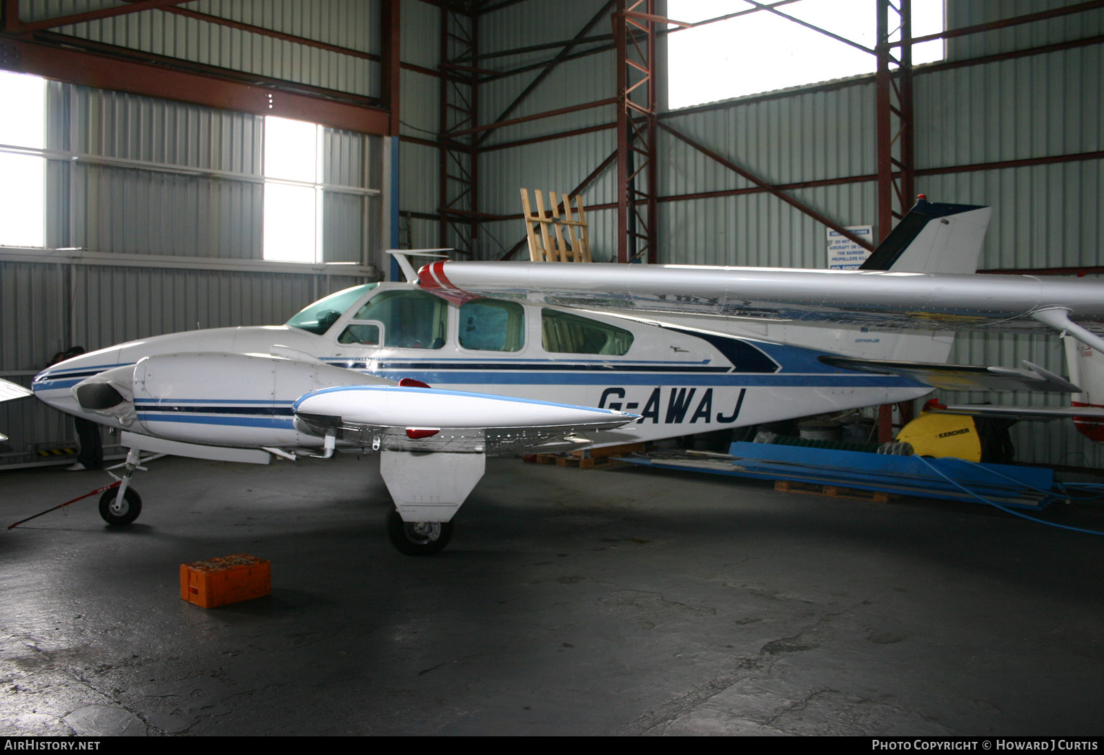Aircraft Photo of G-AWAJ | Beech D55 Baron | AirHistory.net #325214