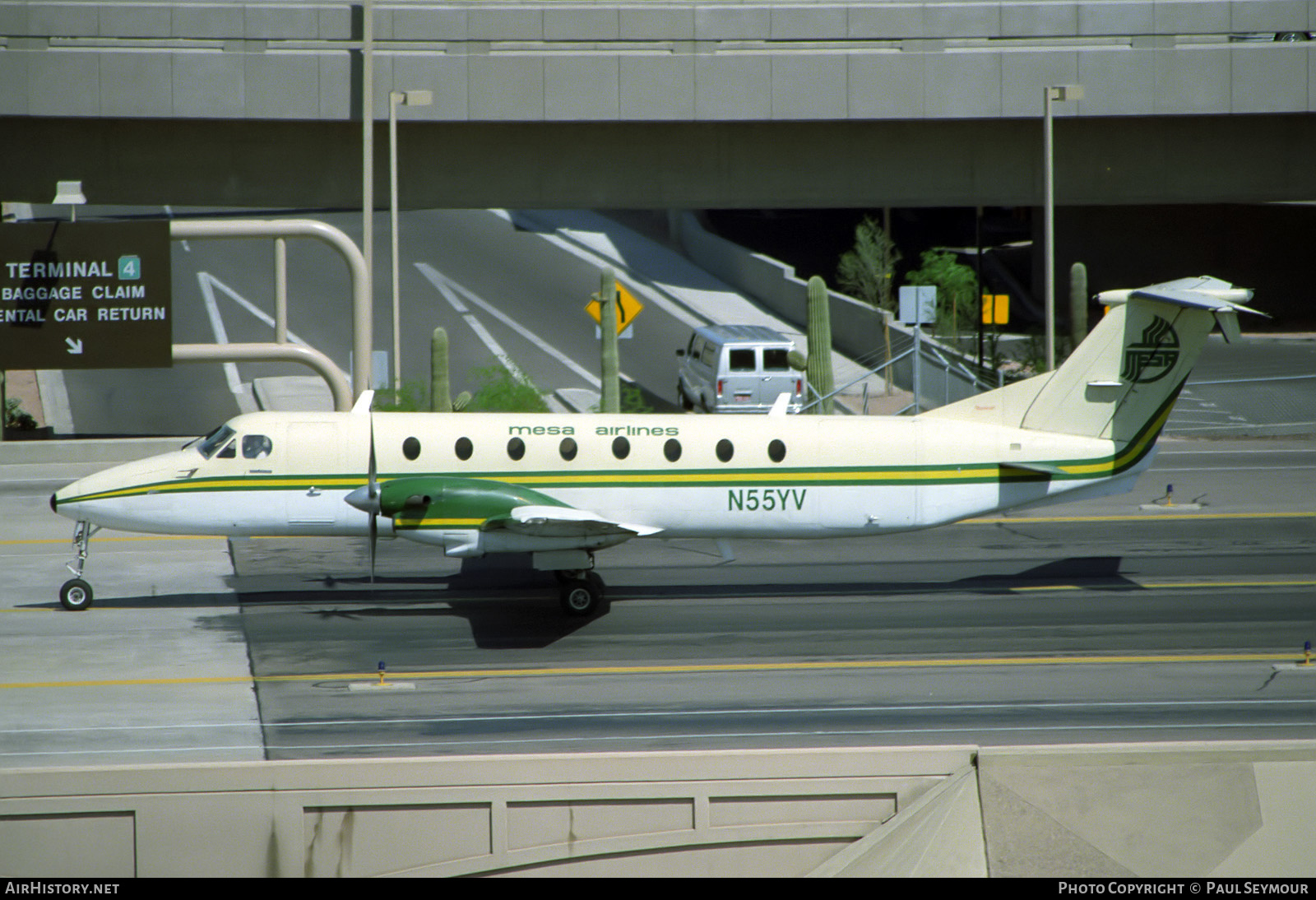 Aircraft Photo of N55YV | Beech 1900C | Mesa Airlines | AirHistory.net #325256