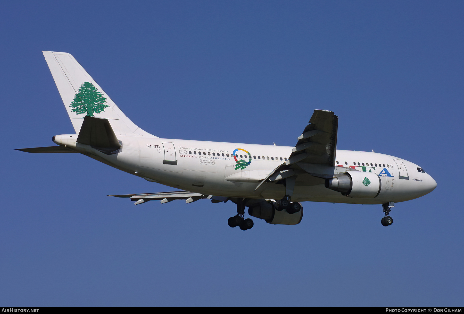 Aircraft Photo of 3B-STI | Airbus A310-222 | MEA - Middle East Airlines | AirHistory.net #325291