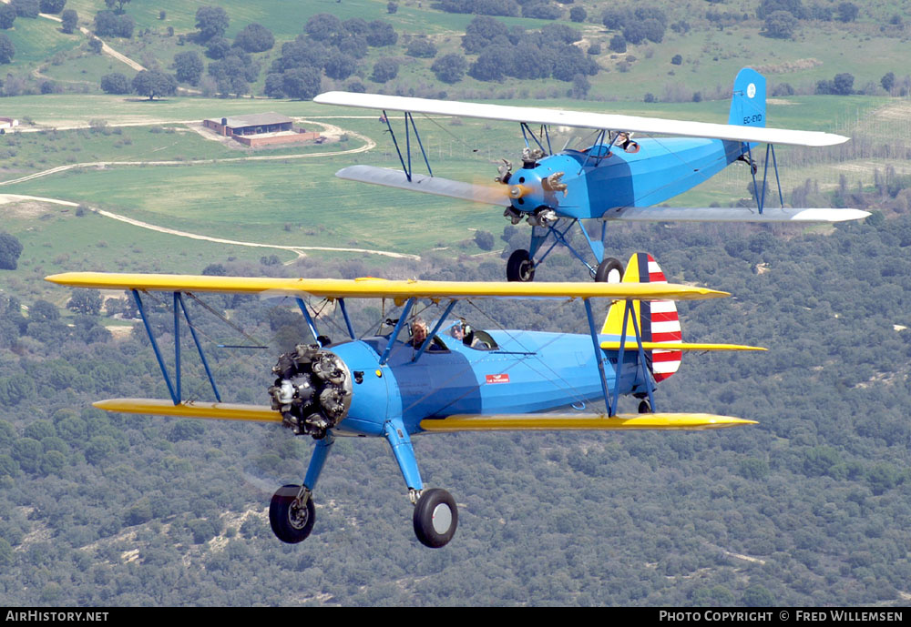 Aircraft Photo of EC-FNM | Boeing N2S-5 Kaydet (E75) | AirHistory.net #325307