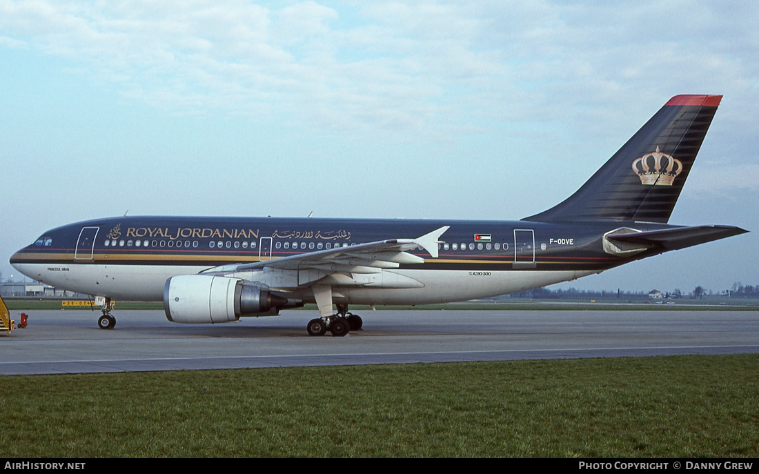 Aircraft Photo of F-ODVE | Airbus A310-304 | Royal Jordanian Airlines | AirHistory.net #325313