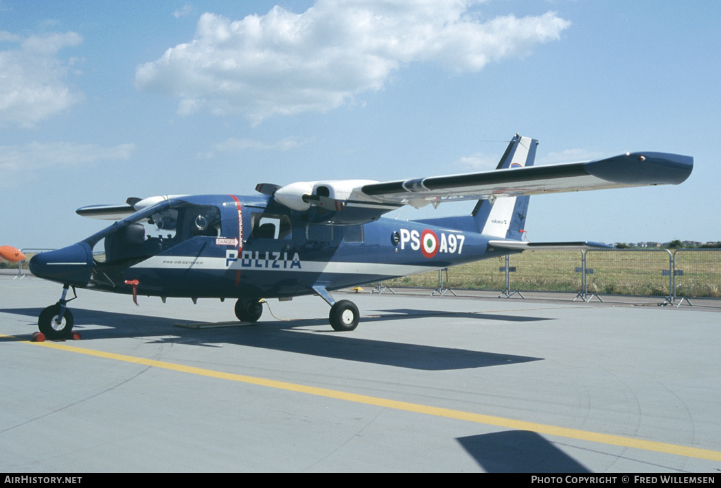 Aircraft Photo of PS-A97 | Partenavia P-68 Observer | Italy - Polizia | AirHistory.net #325322