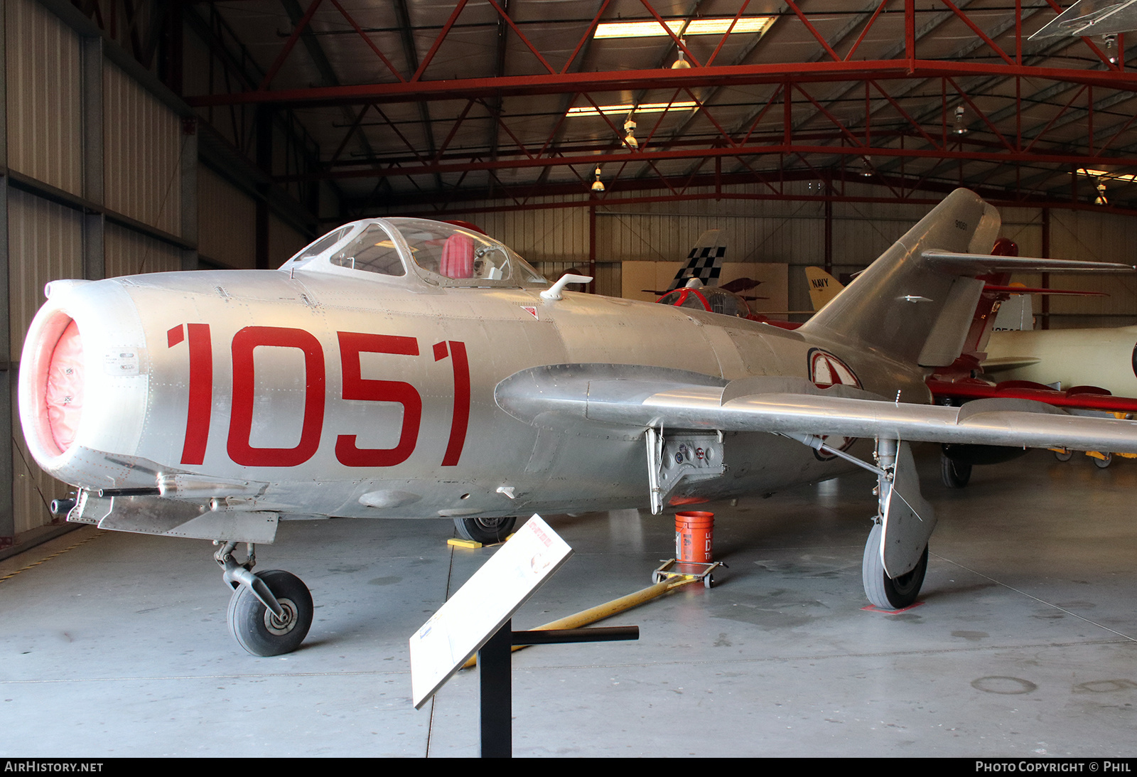 Aircraft Photo of N87CN / 1051 | Mikoyan-Gurevich MiG-15 | North Korea - Air Force | AirHistory.net #325326