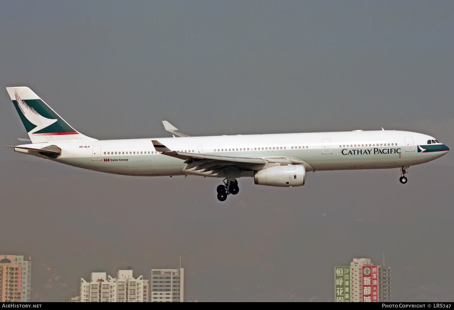 Aircraft Photo of VR-HLH | Airbus A330-342 | Cathay Pacific Airways | AirHistory.net #325331