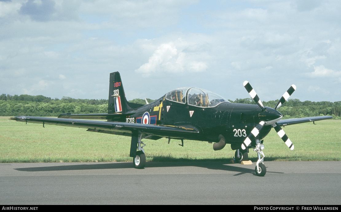 Aircraft Photo of ZF203 | Short S-312 Tucano T1 | UK - Air Force | AirHistory.net #325347