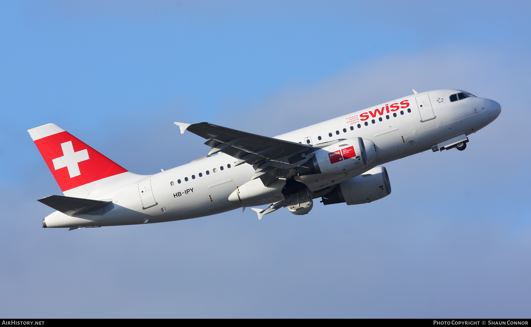 Aircraft Photo of HB-IPY | Airbus A319-112 | Swiss International Air Lines | AirHistory.net #325360