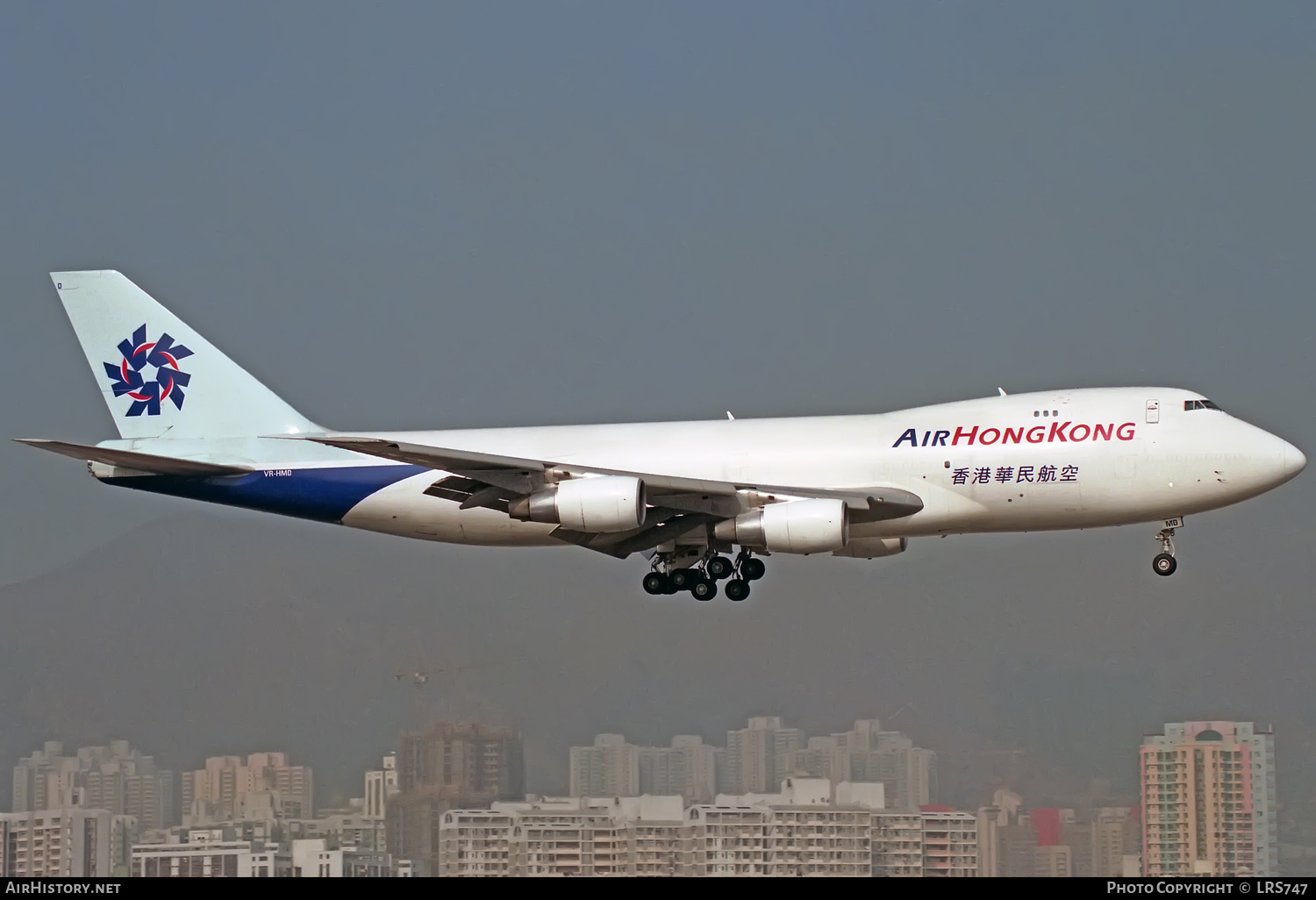 Aircraft Photo of VR-HMD | Boeing 747-2L5B(SF) | Air Hong Kong | AirHistory.net #325375