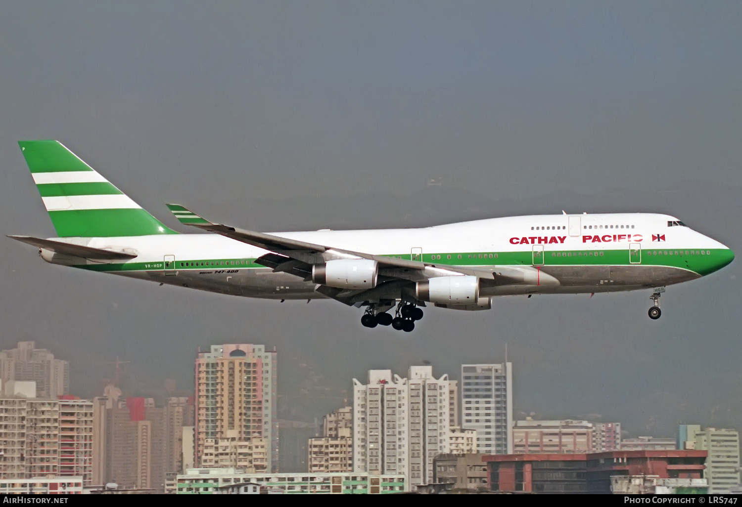 Aircraft Photo of VR-HOP | Boeing 747-467 | Cathay Pacific Airways | AirHistory.net #325383