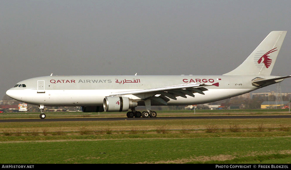 Aircraft Photo of A7-AFB | Airbus A300B4-622R(F) | Qatar Airways Cargo | AirHistory.net #325415
