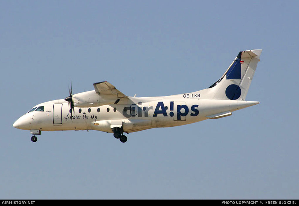 Aircraft Photo of OE-LKB | Dornier 328-110 | Air Alps | AirHistory.net #325426