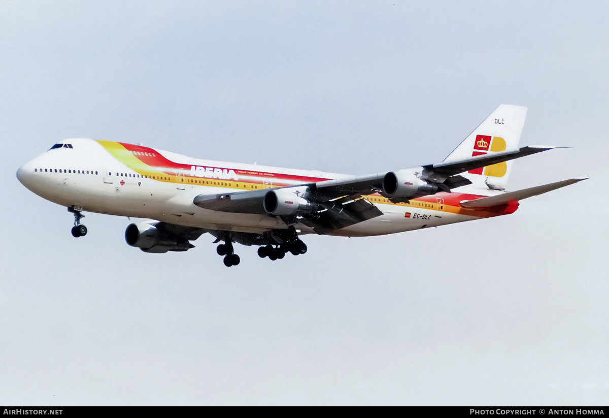 Aircraft Photo of EC-DLC | Boeing 747-256B | Iberia | AirHistory.net #325436